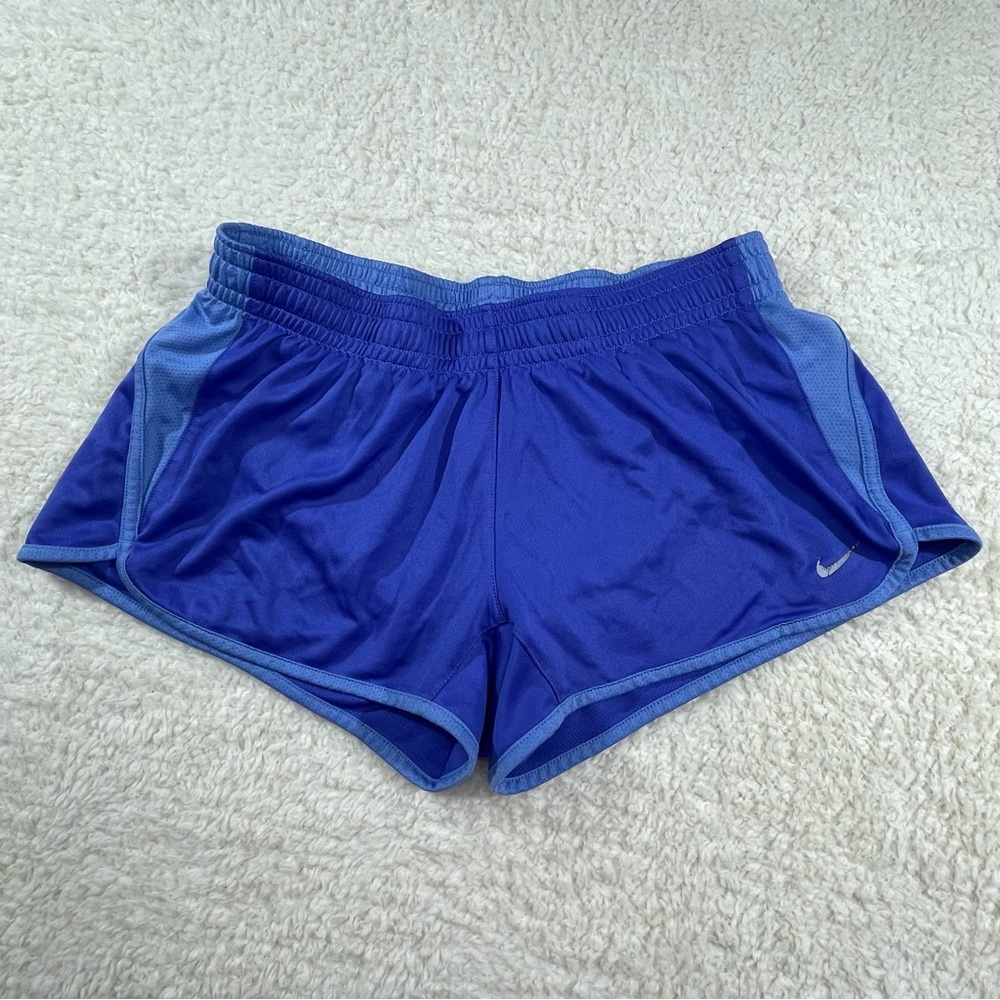 Nike Dri-Fit Running Shorts Purple | Built-In Liner Drawstring | Size M